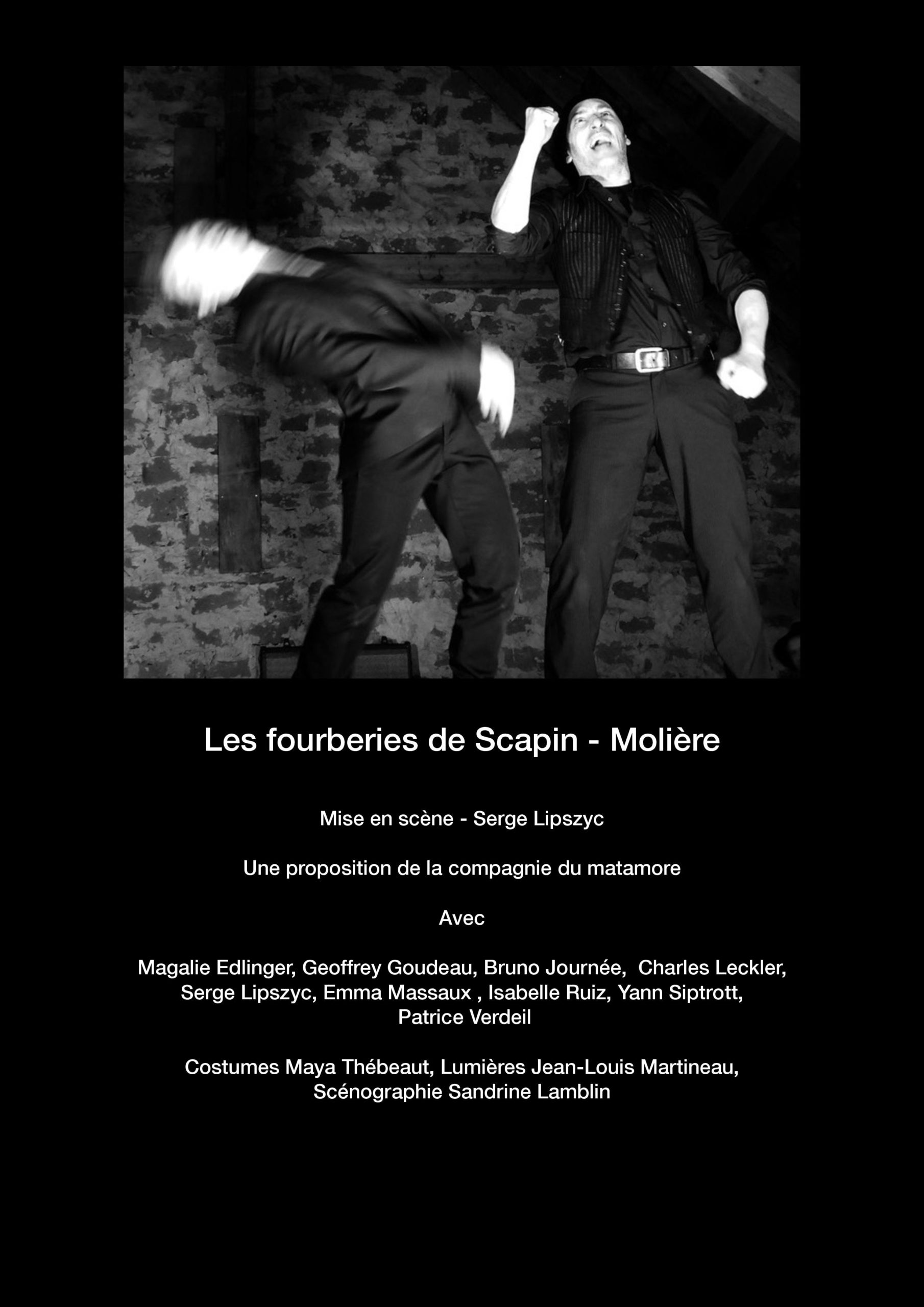 Les fourberies de Scapin - La Compagnie du Matamore